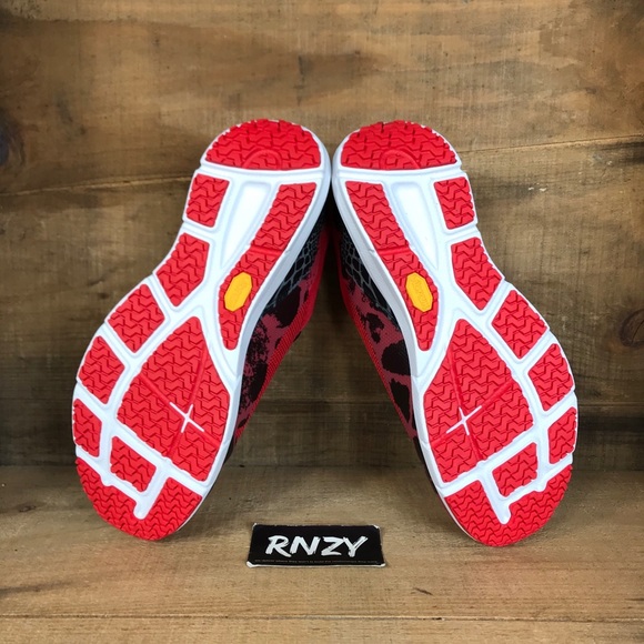 NEW The North Face Sehn Low Animal Vibram Shoes Mens 10 Red White Black Blue - Picture 7 of 8